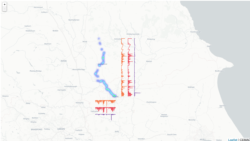 Plotting sensor measurements as a heat map. 